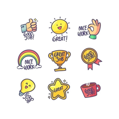 Teacher Stickers for Student Motivation & Rewards