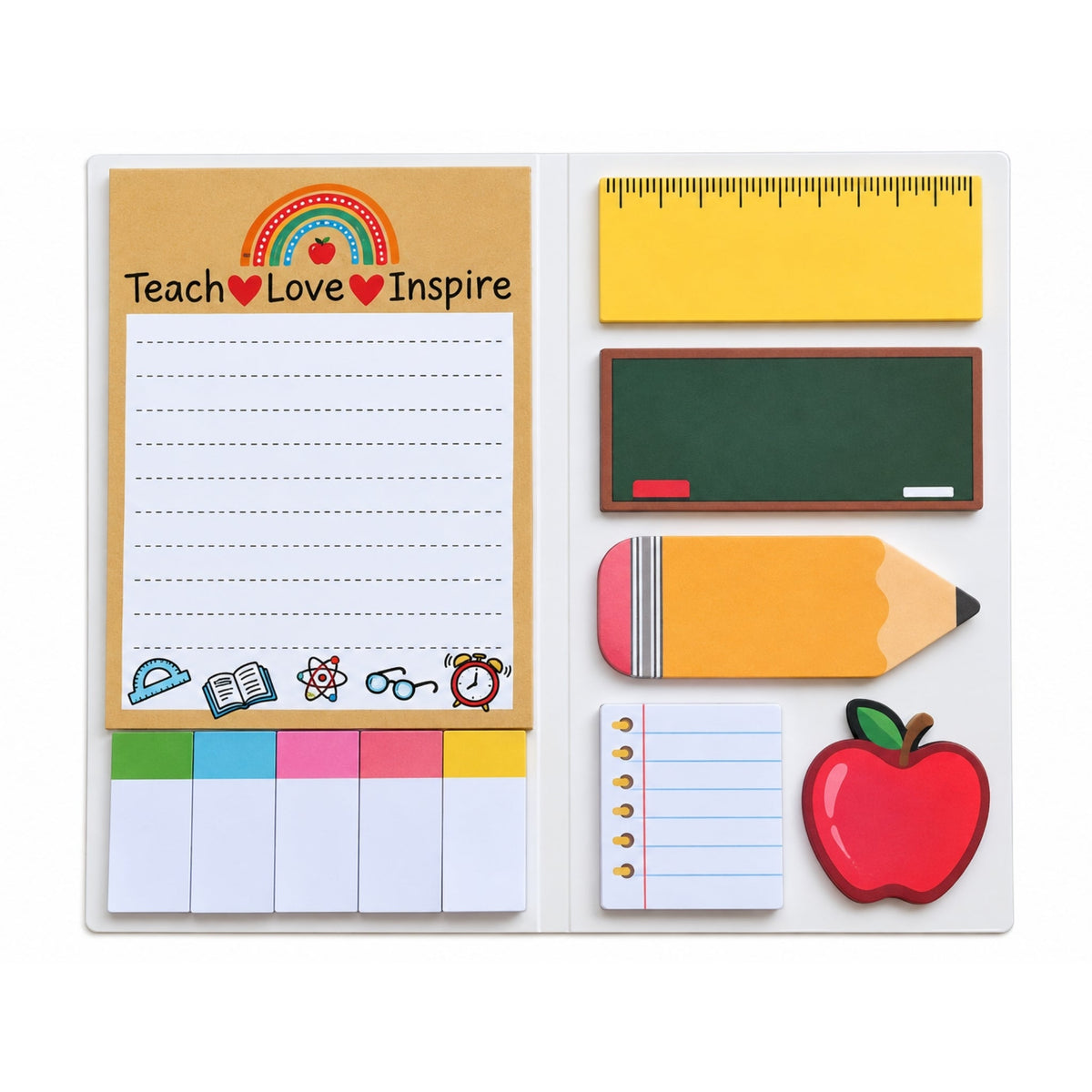 Teacher Sticky Note Set – Teacher Appreciation Stationery Gift
