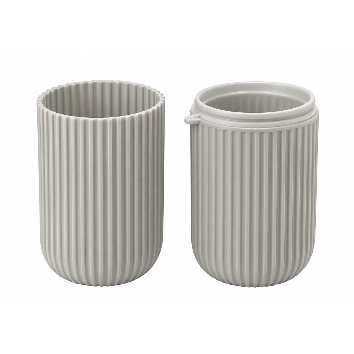 Toothbrush Holder – Bathroom Storage Organizer – Grey