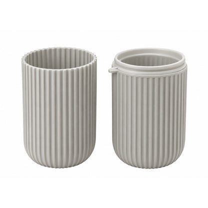 Toothbrush Holder – Bathroom Storage Organizer – Grey