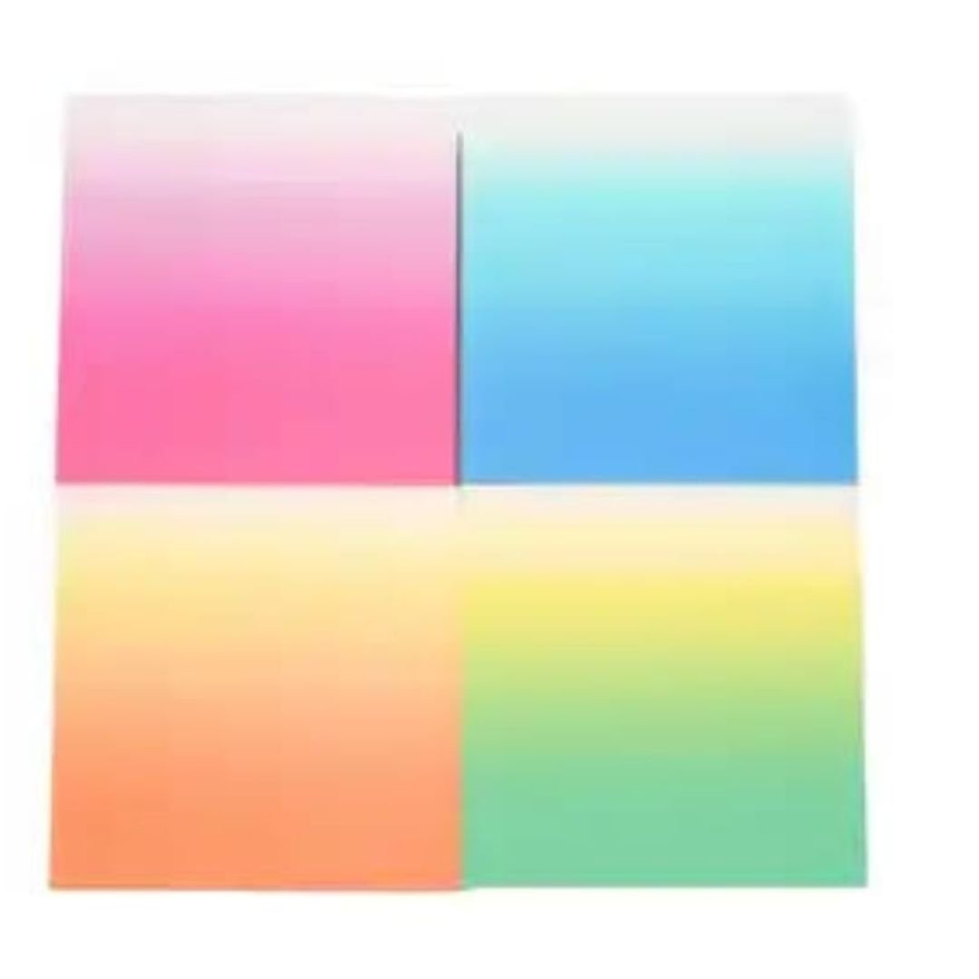 Transparent Glitter Ombre Sticky Note