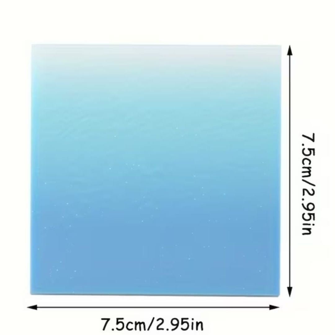 Transparent Glitter Ombre Sticky Note