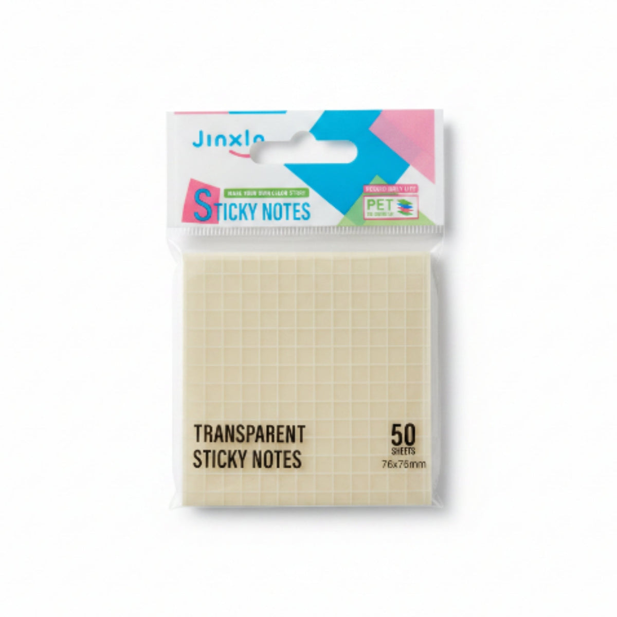 Transparent Sticky Notes 50pc- Grid