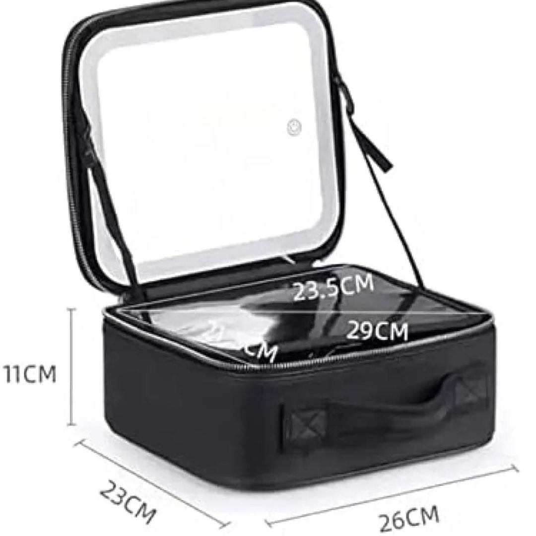Travel Make Up Case With Led Mirror