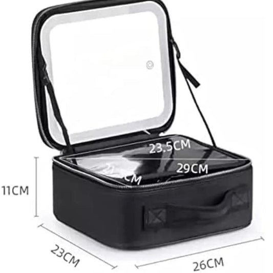 Travel Make Up Case With Led Mirror