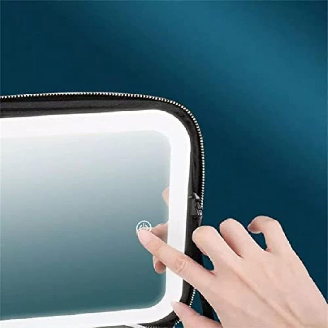 Travel Make Up Case With Led Mirror