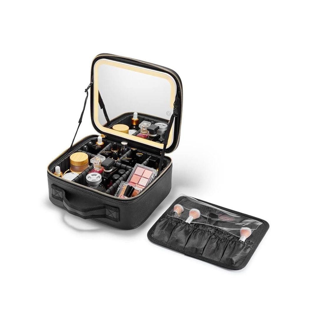 Travel Make Up Case With Led Mirror