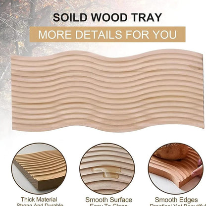 Trendy Wavy Wooden Board