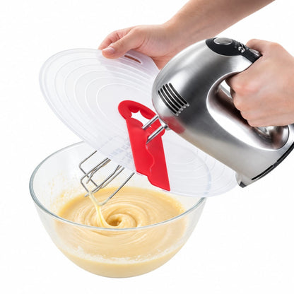 Mixer Splatter Guard Splash Cover for Stand & Hand Mixers – Universal Bowl Protector