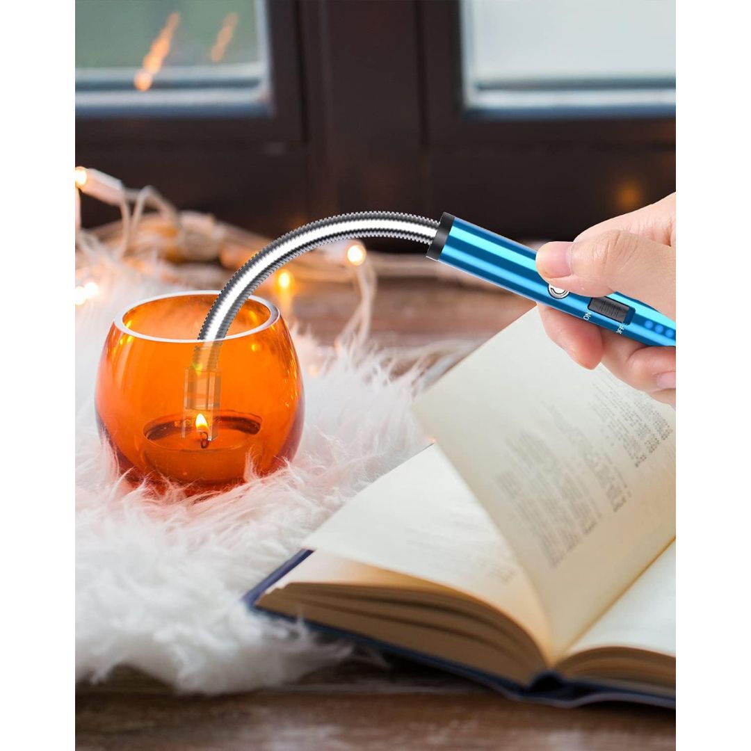 USB Rechargeable Windproof Flameless Electric Arc Lighter