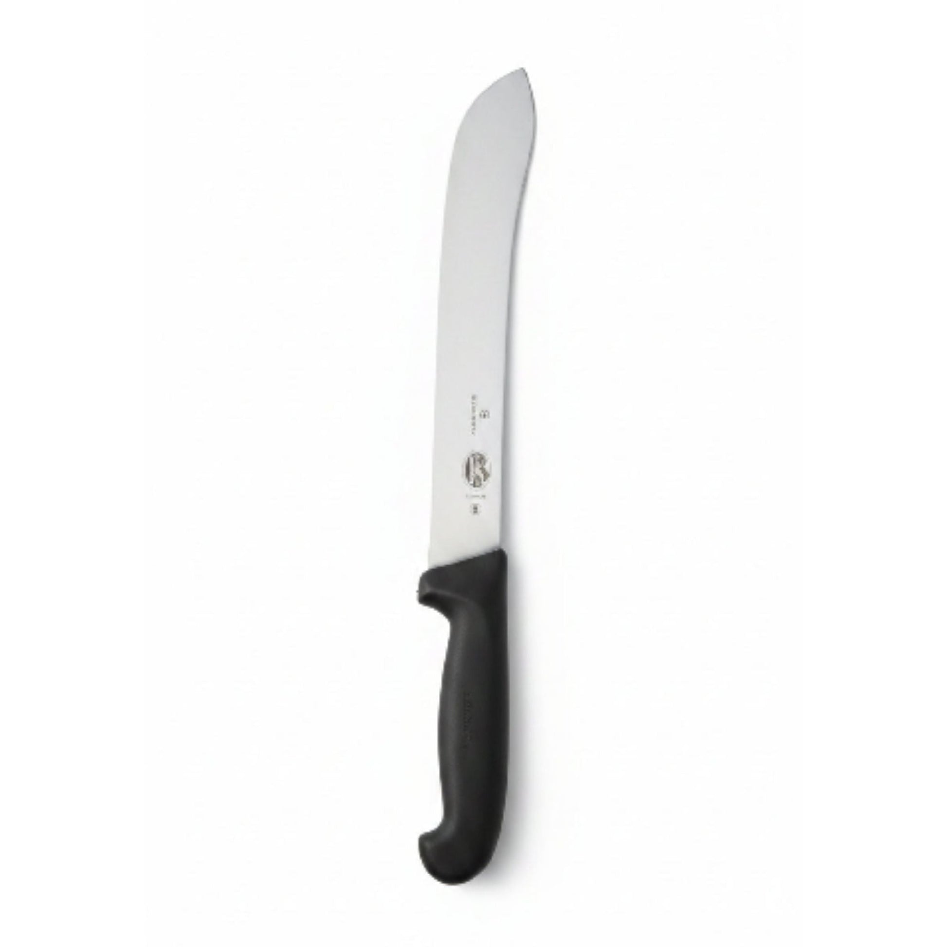 Victorinox Fibro Butcher Knife 31cm - Black On White Background