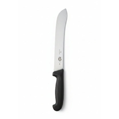 Victorinox Fibro Butcher Knife 31cm - Black On White Background
