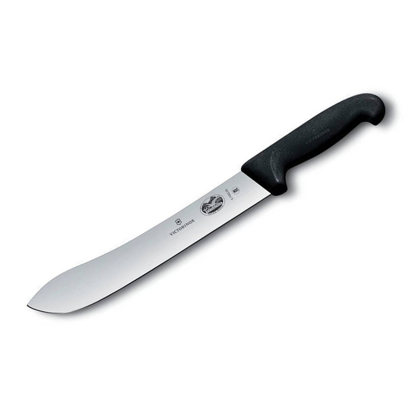 Victorinox Fibro Butcher Knife 31cm - Black On White Background