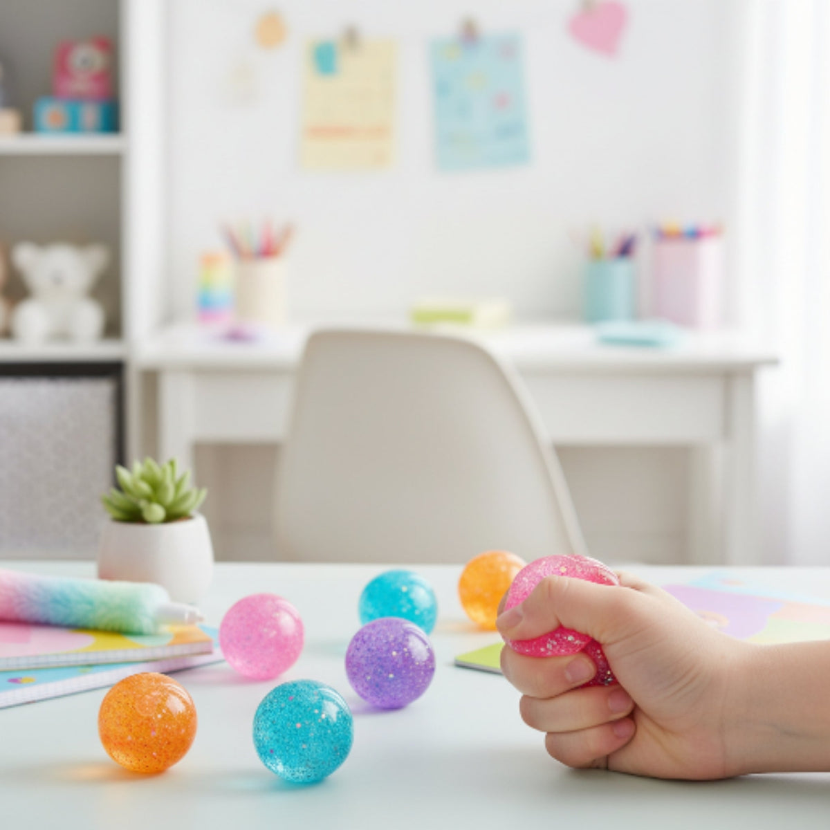 Viral Slow Rising Squishy Ball – Stress Relief Fidget Toy