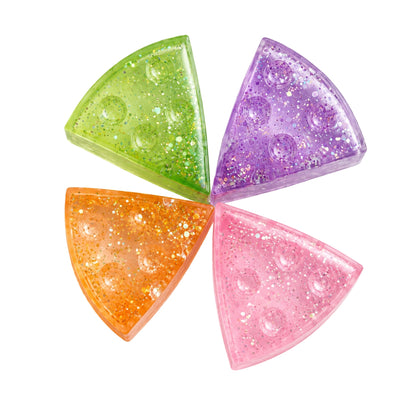 Viral Slow Rising Squishy Cheese – Glitter Stress Relief Fidget Toy