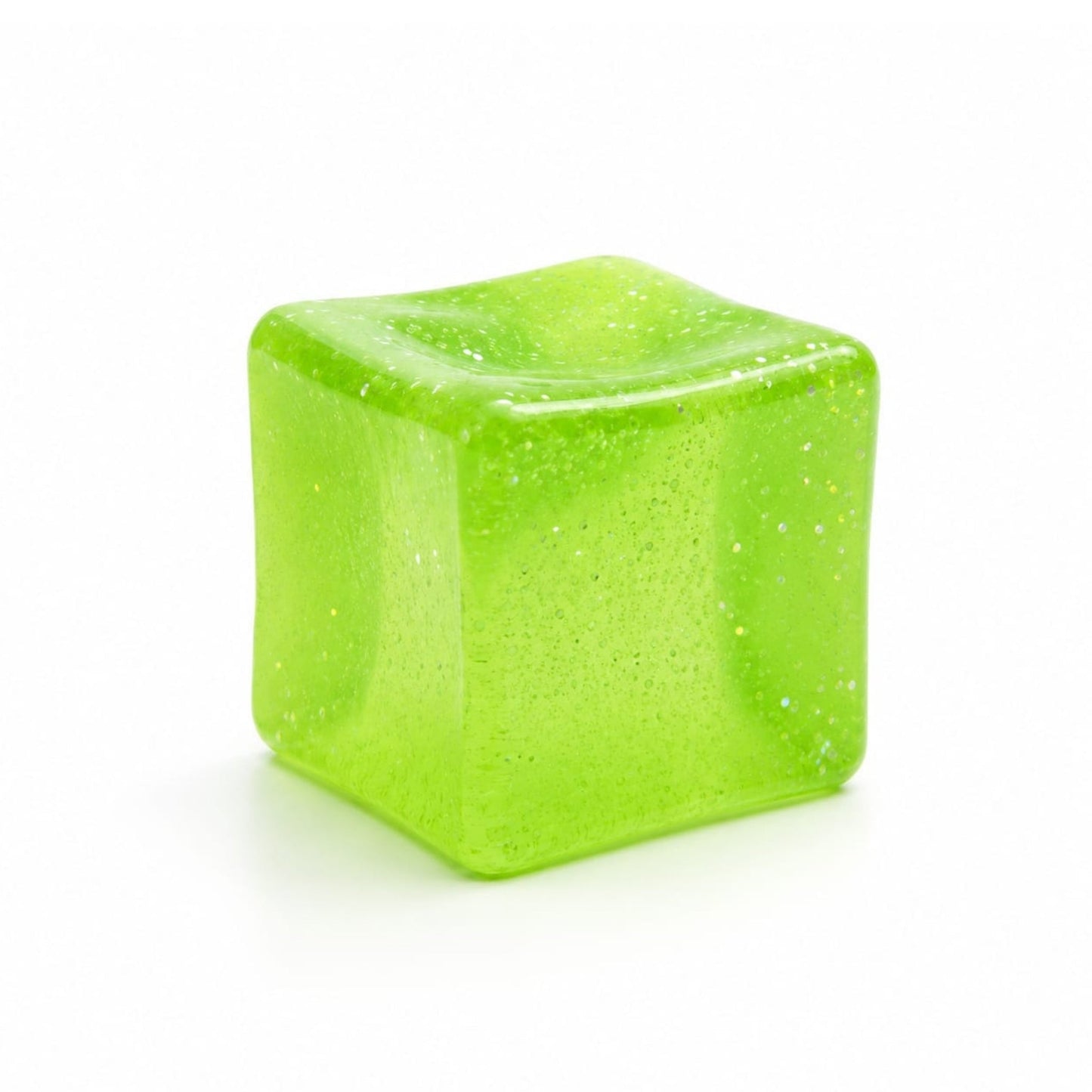 Viral Slow Rising Squishy Cube – Stress Relief Fidget Toy - Glitter Square