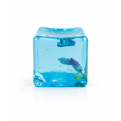 Viral Slow Rising Squishy Cube – Stress Relief Fidget Toy - Sea Creature