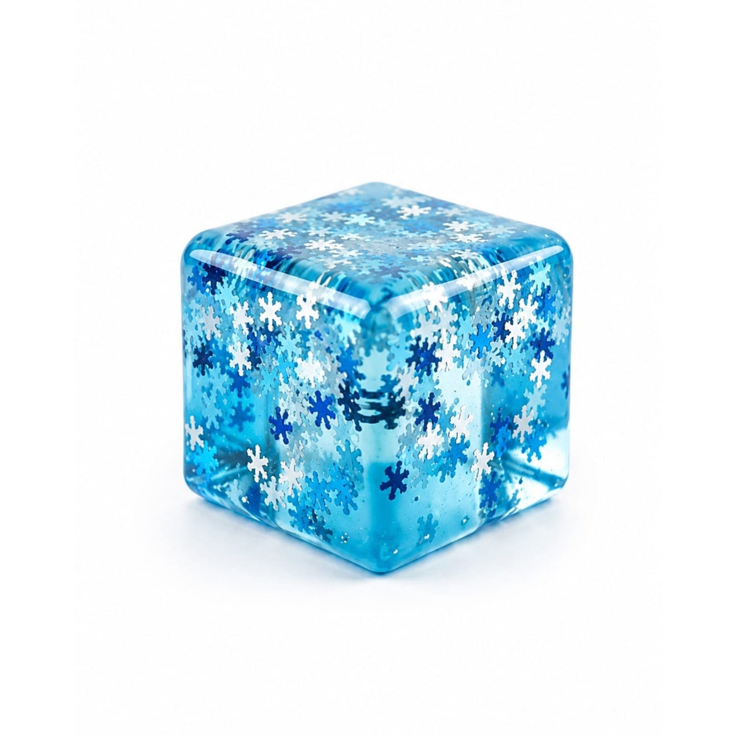 Viral Slow Rising Squishy Cube – Stress Relief Fidget Toy - Snowflake Square
