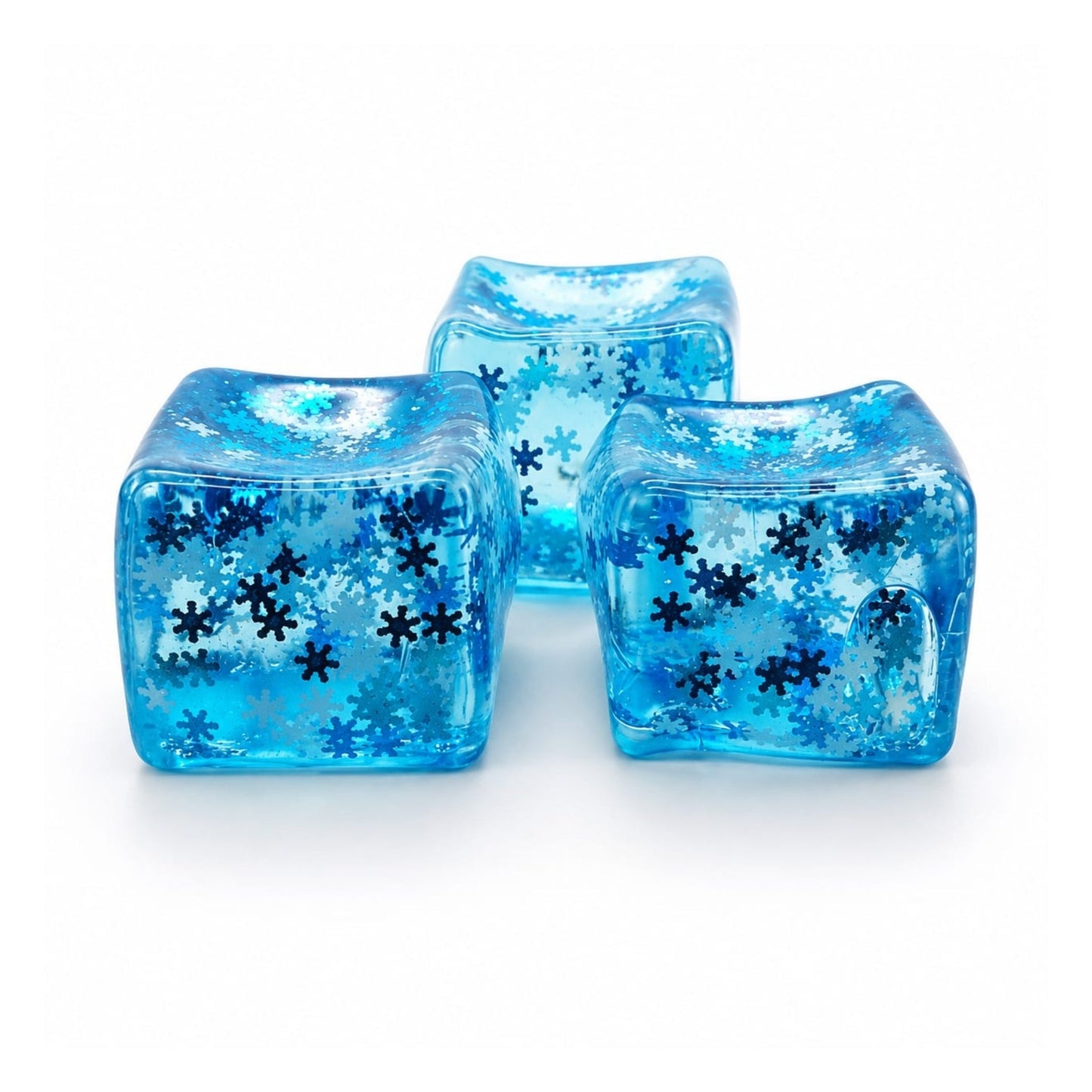 Viral Slow Rising Squishy Cube – Stress Relief Fidget Toy - Snowflake Square