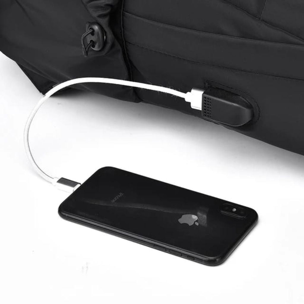Waterproof Backpack With External Usb 