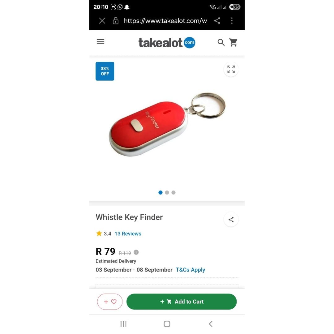 Whistle Key Finder