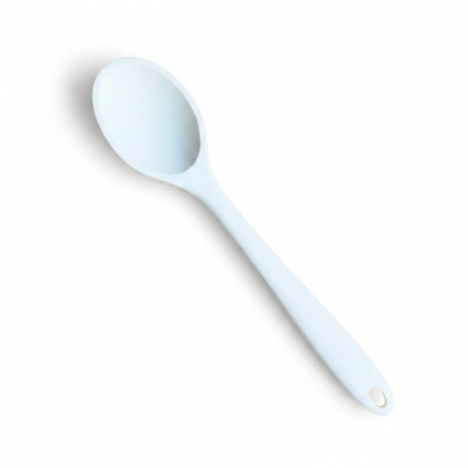White Silicone Heat Resistant Spoon