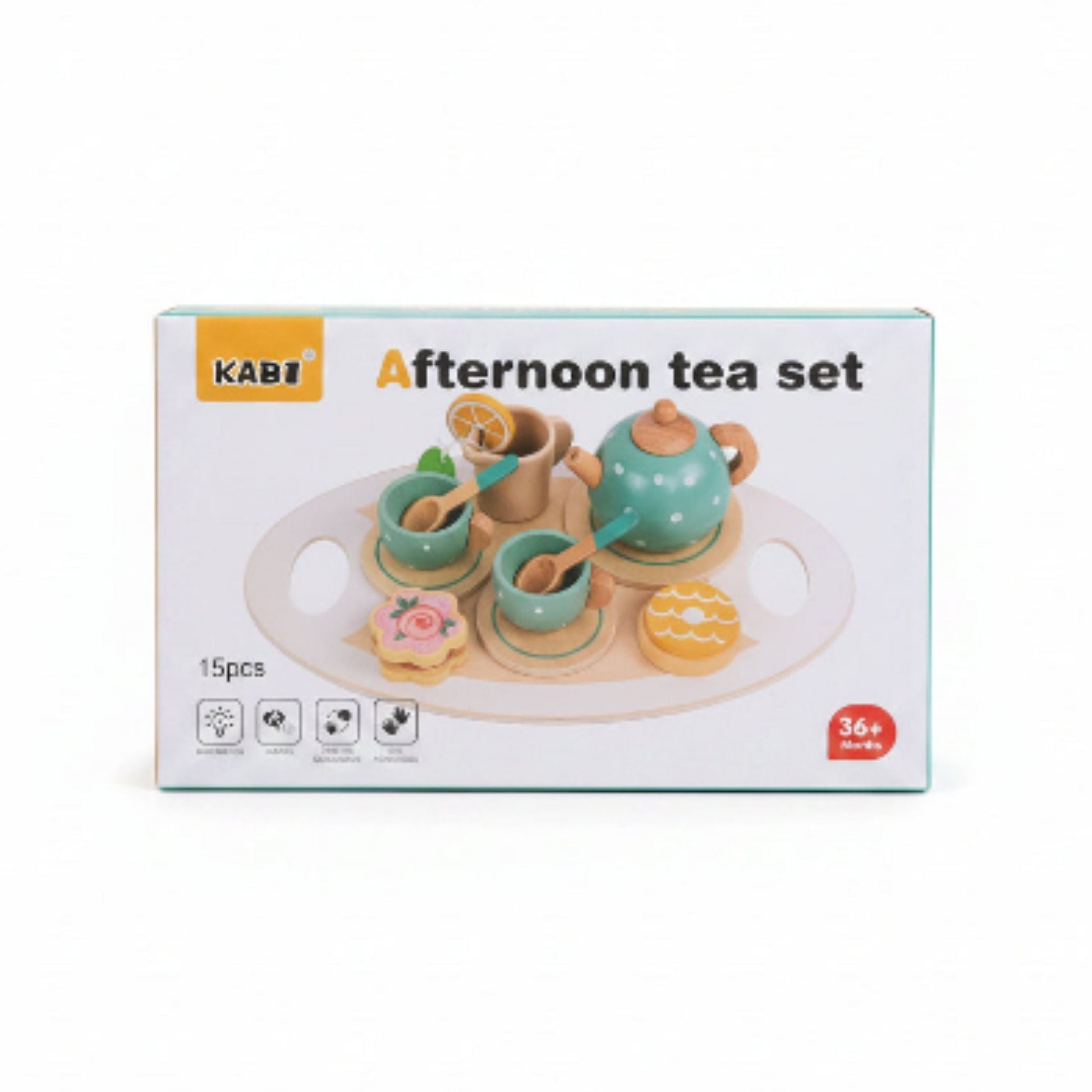 Wooden Afternoon Tea Set