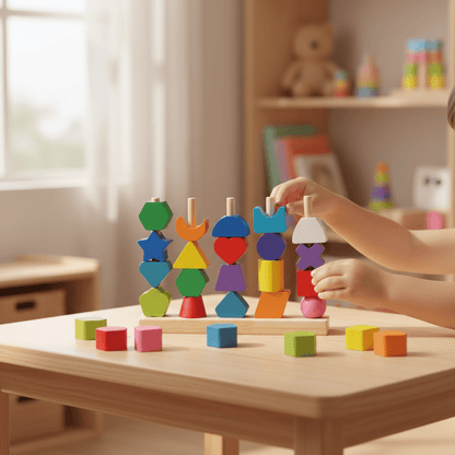 Wooden Beads Sequencing Puzzle Lifestyle