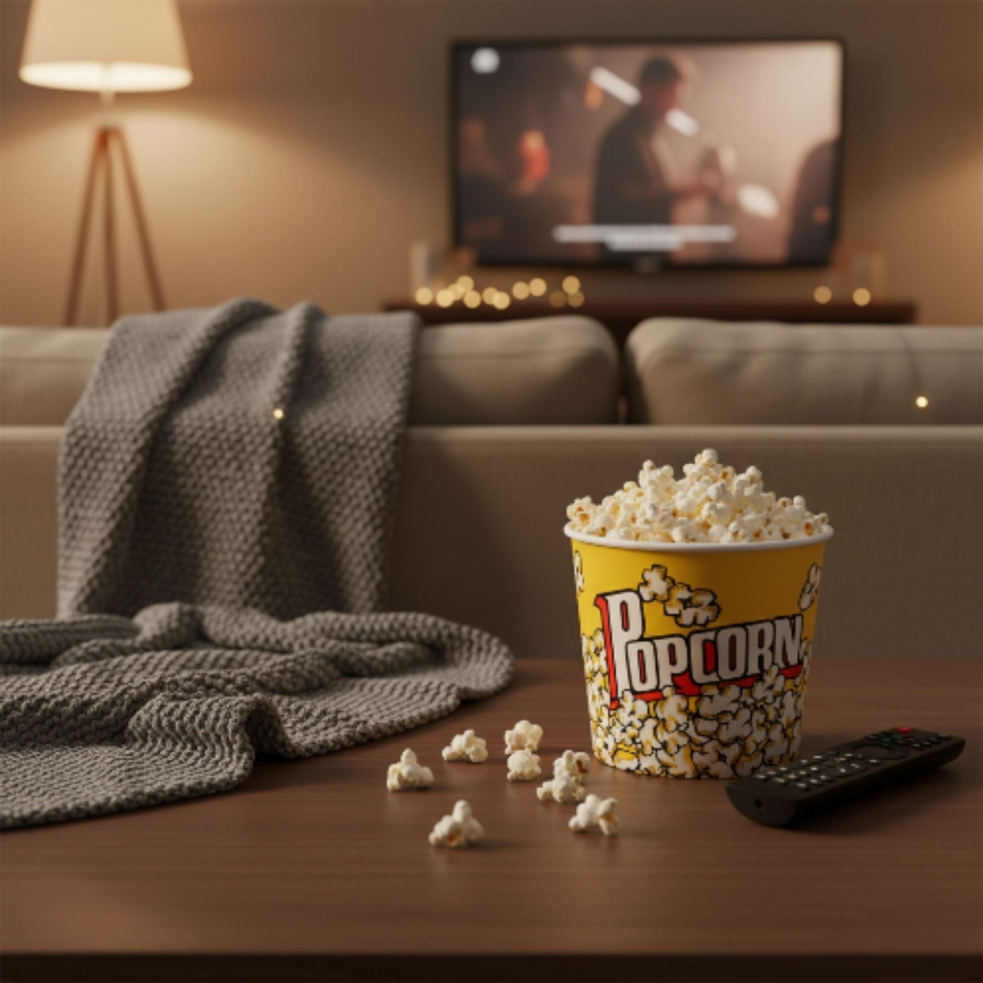 Yellow Popcorn Bucket