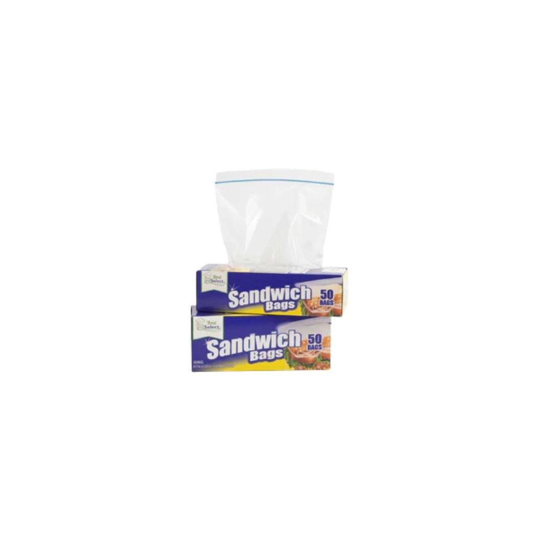 Zipper Sandwich Bags - 50pc