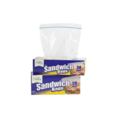 Zipper Sandwich Bags - 50pc